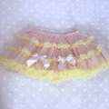 Strawberry Banana Fluffy Skirt sample - L