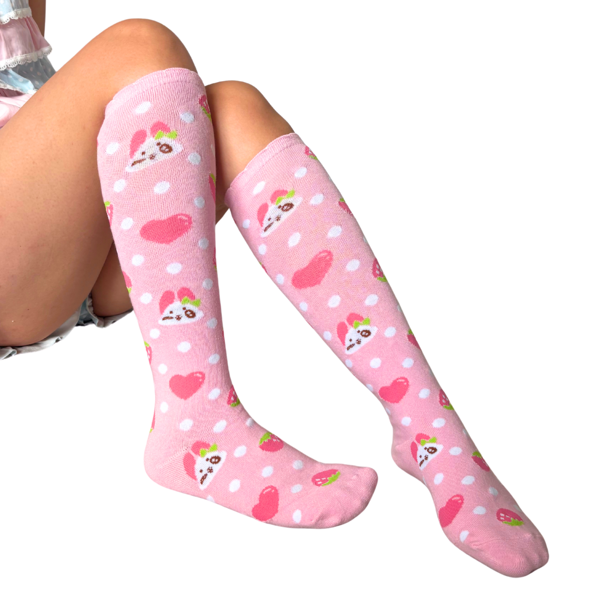 Strawberry Kiwi Knee Socks