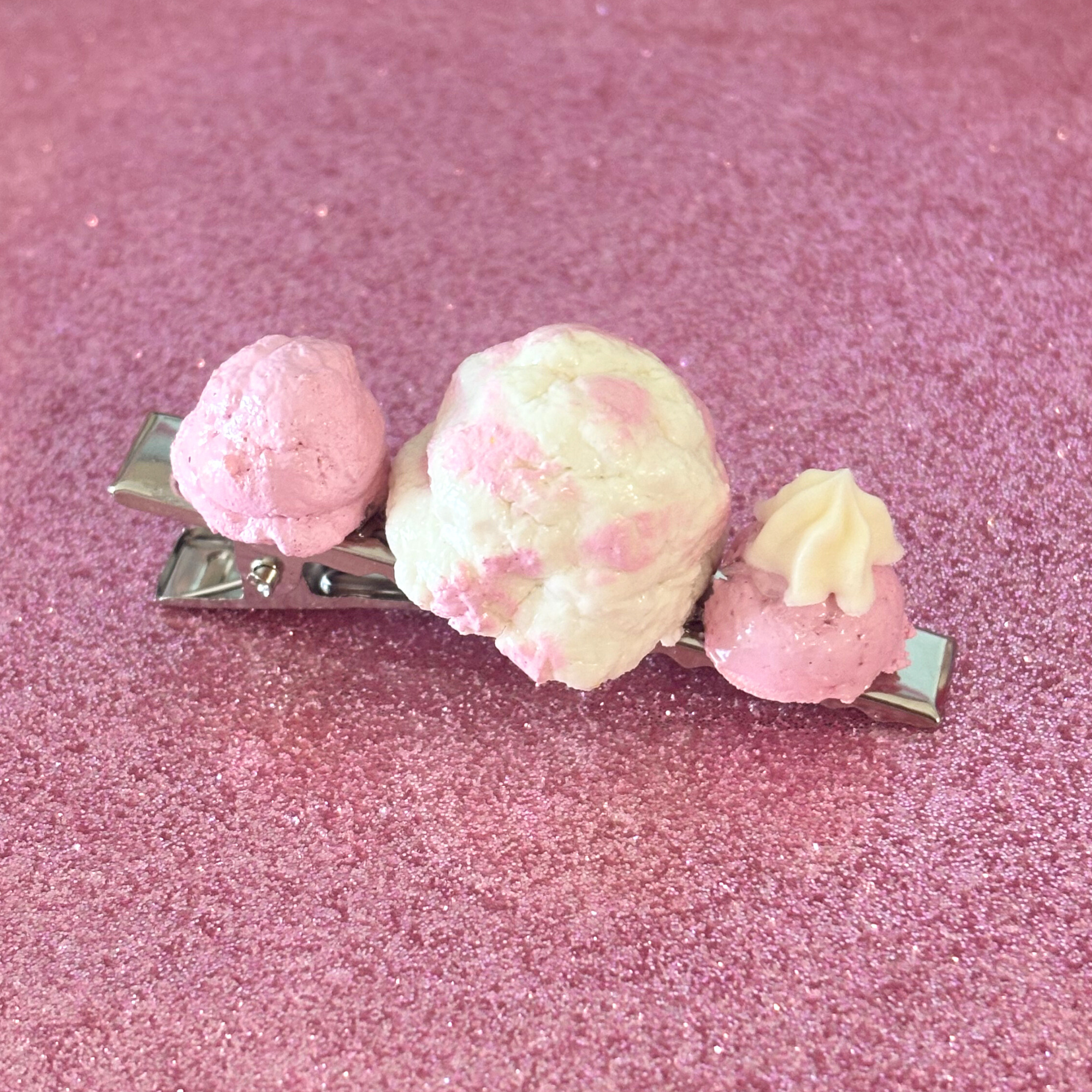Ice Cream Lovers Hair Clips