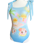 Citrusy Summer One-Piece Swimsuit
