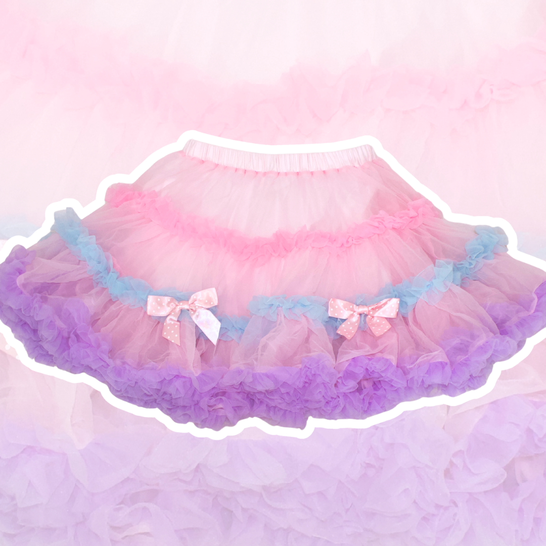 Cotton Candy Fluffy Skirt