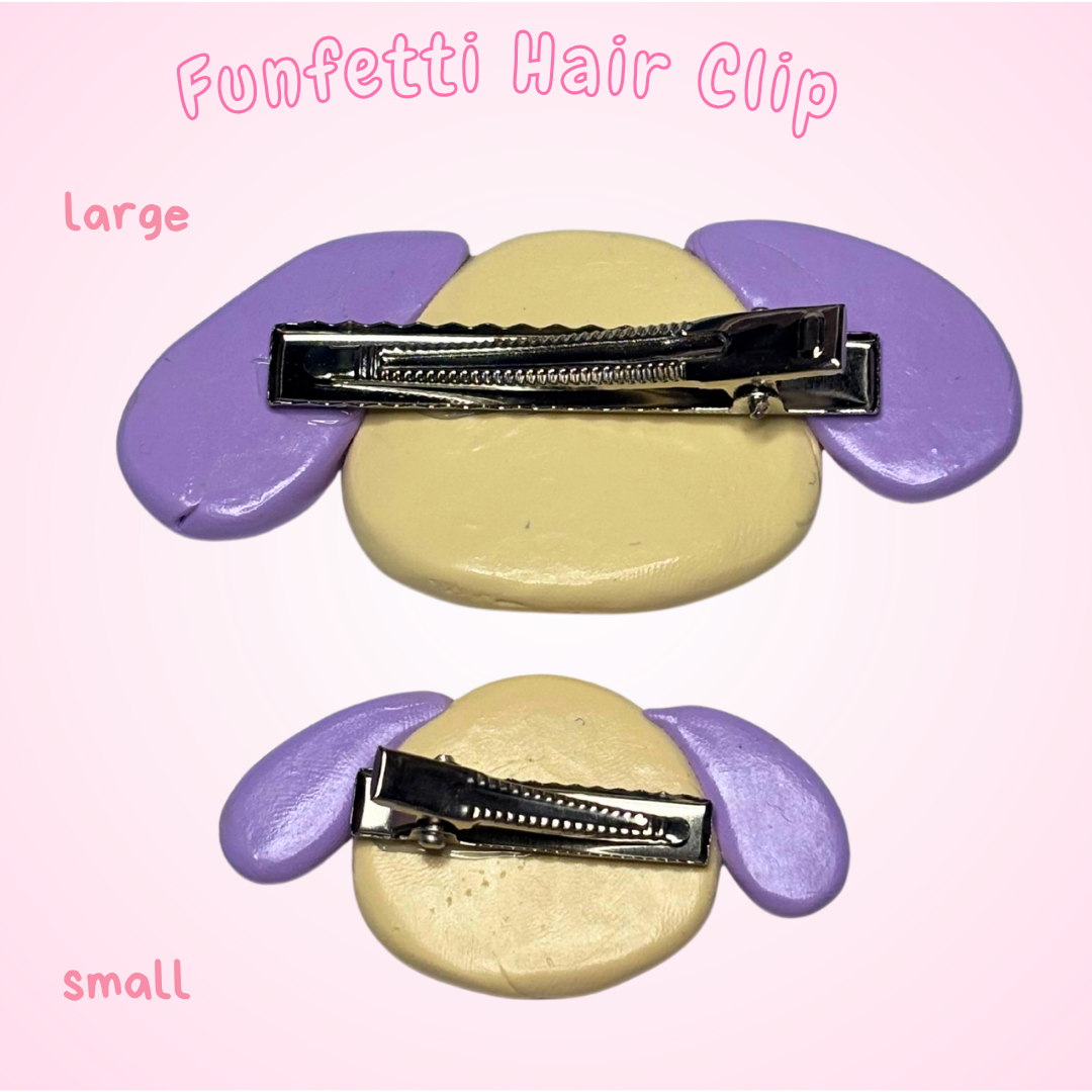Funfetti Hair Clip