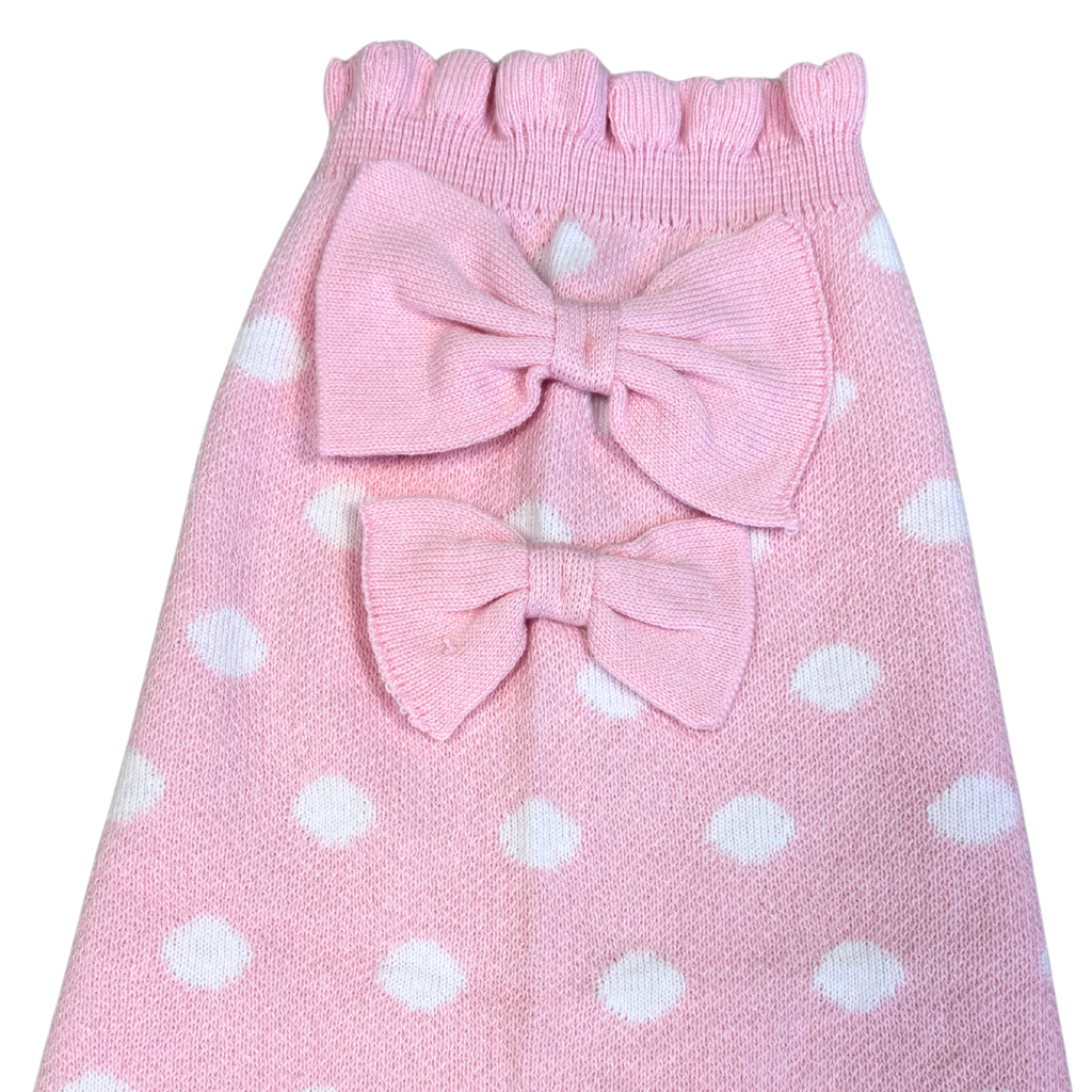 Candy Pink Polka Dot arm & leg warmers
