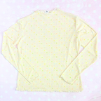 Buttercream Confetti Mesh Top