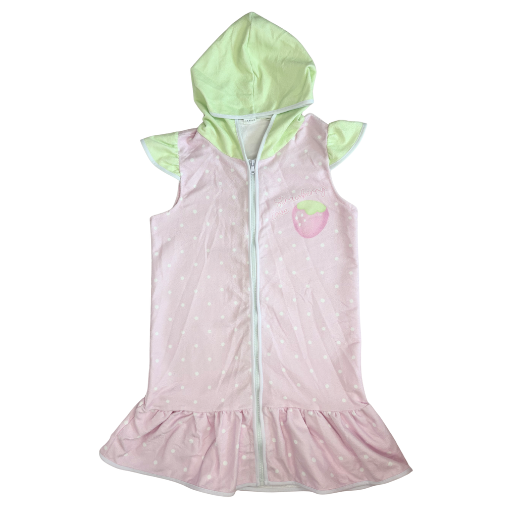 Strawberry Towel Zipup sample - XS