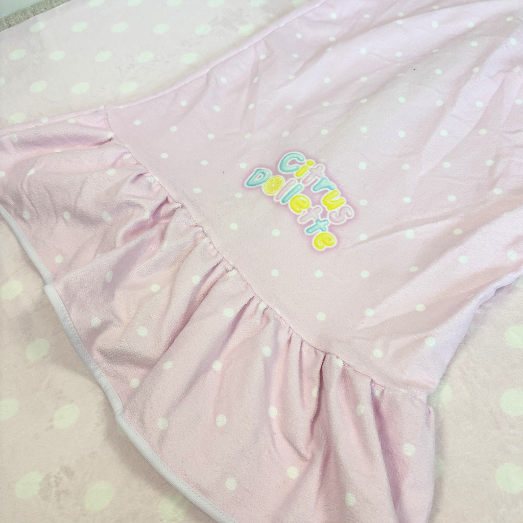 Strawberry Towel Zipup sample - XS