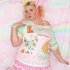 Mint Choco Ice Cream Ruffle Tee