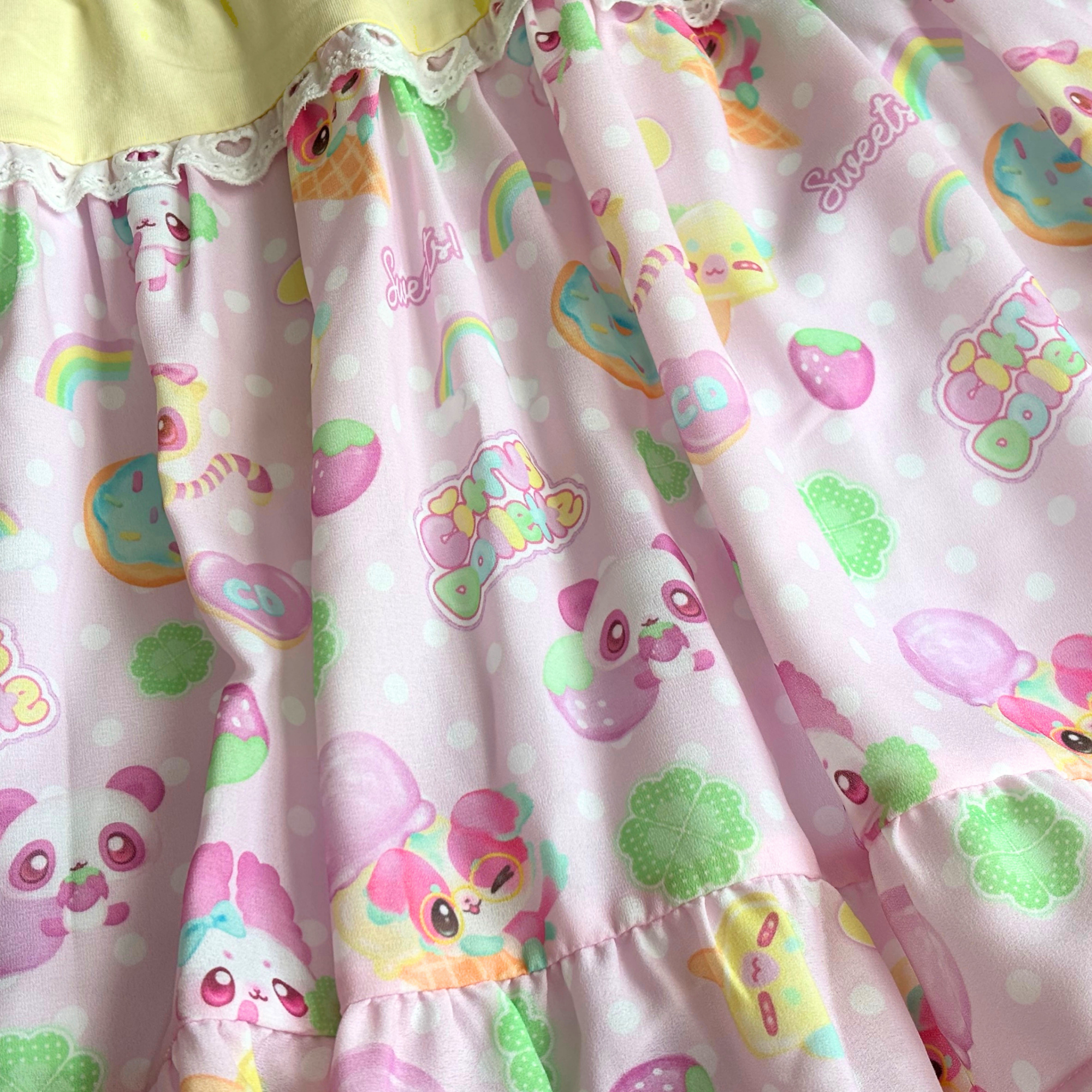 Berry Lucky Sweets! Chiffon Skort *PREORDER*