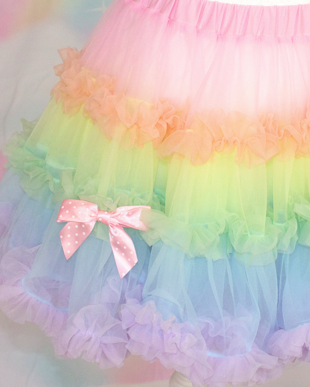 Rainbow Sorbet Fluffy Skirt