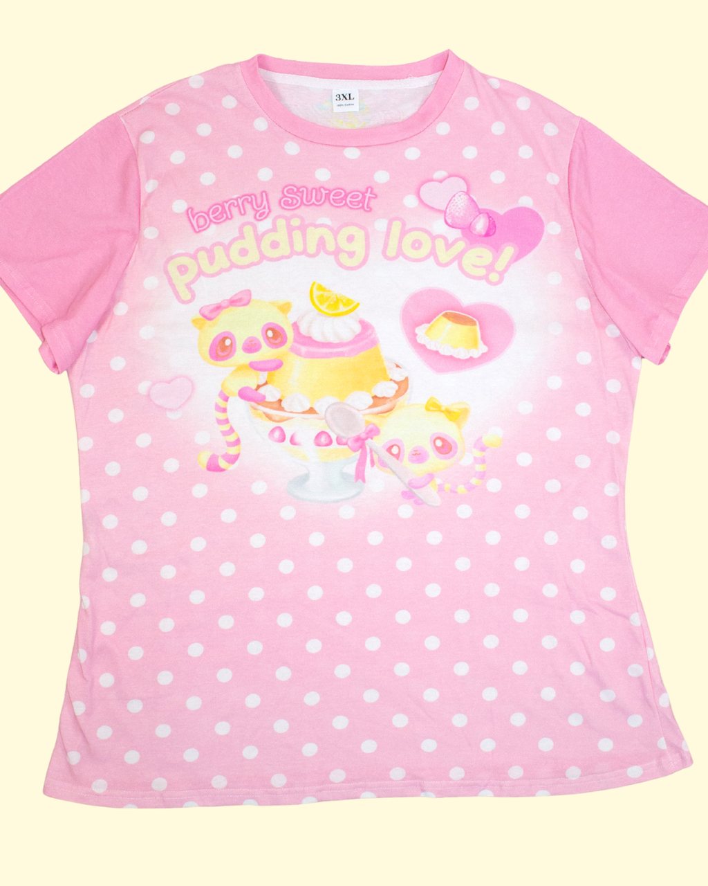 Berry Sweet Pudding Love Cotton Tee