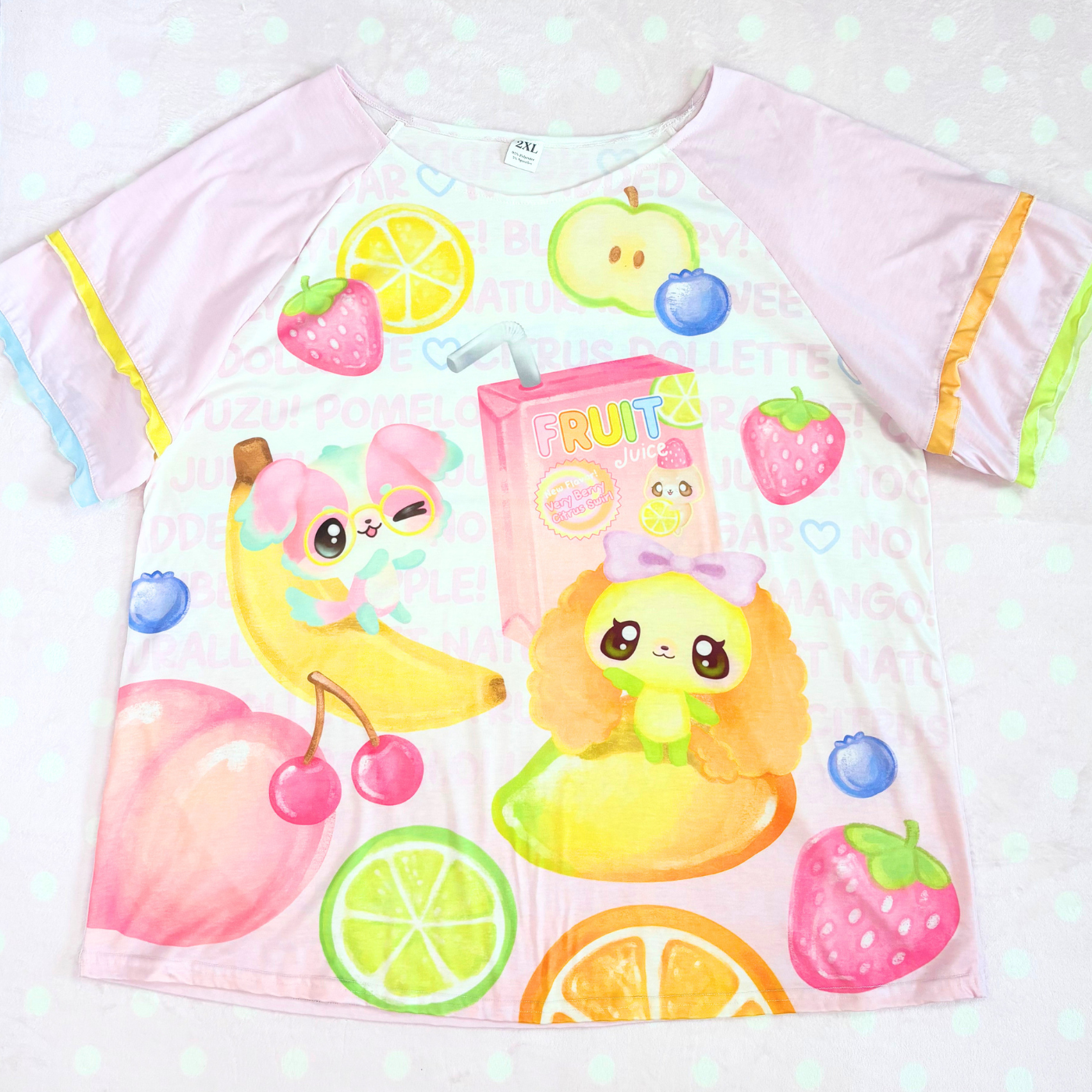 FRUIT JUICE Ruffle Tee