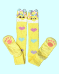Plush Puppy OTK Socks