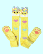 Plush Puppy OTK Socks