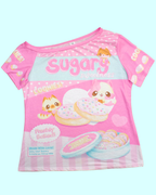 Sugary Sweet Cookies One Shoulder Tee