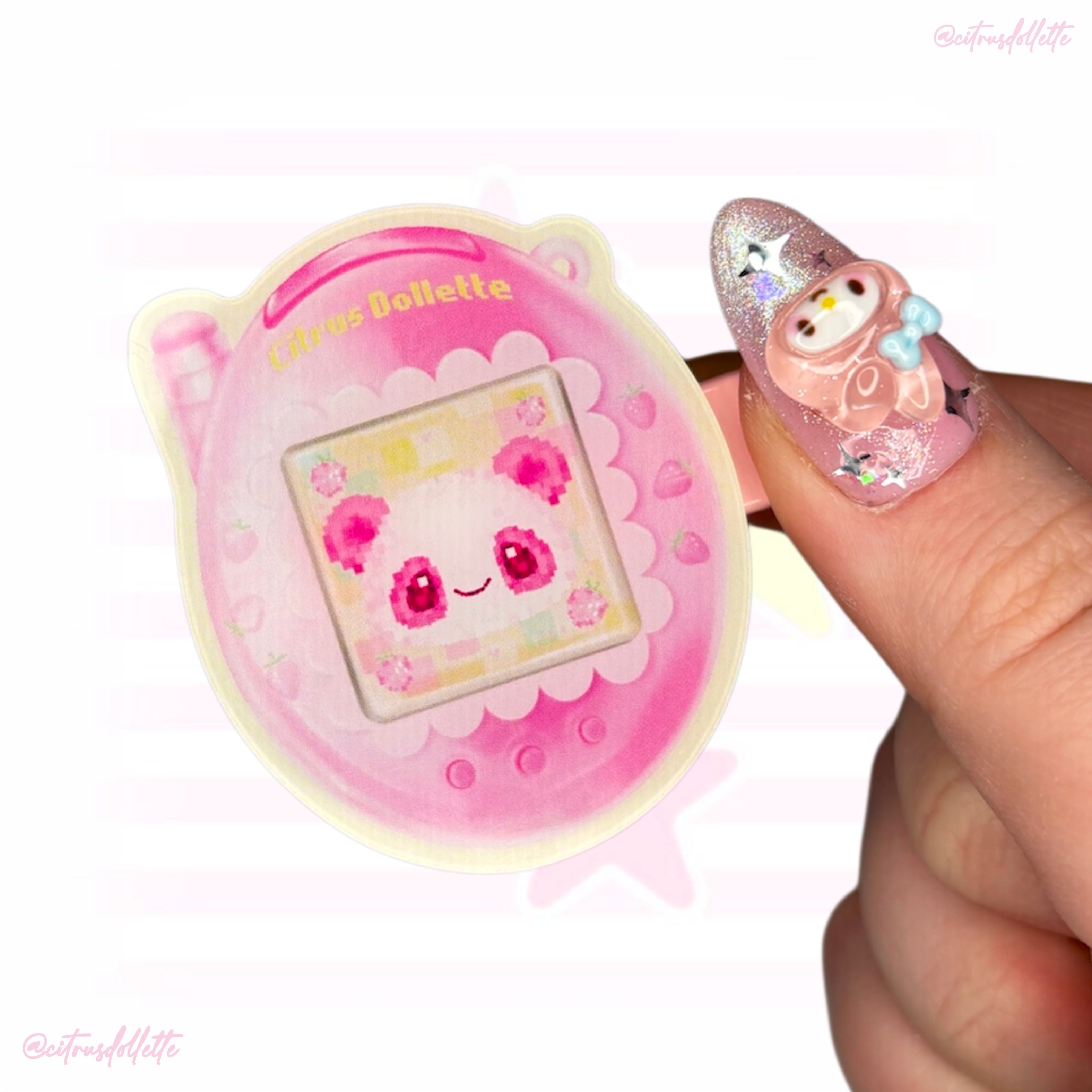 Tama Wafer Acrylic Hair Clip