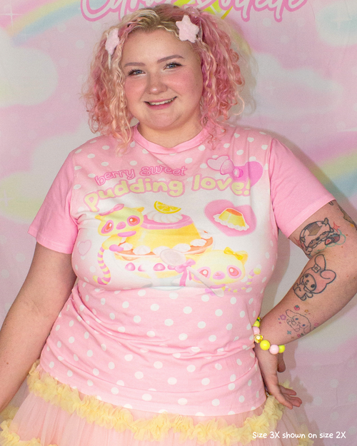 Berry Sweet Pudding Love Cotton Tee
