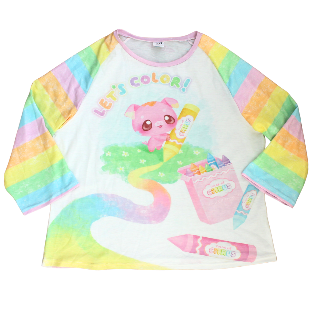 Scribbles Colorful Crayons Top