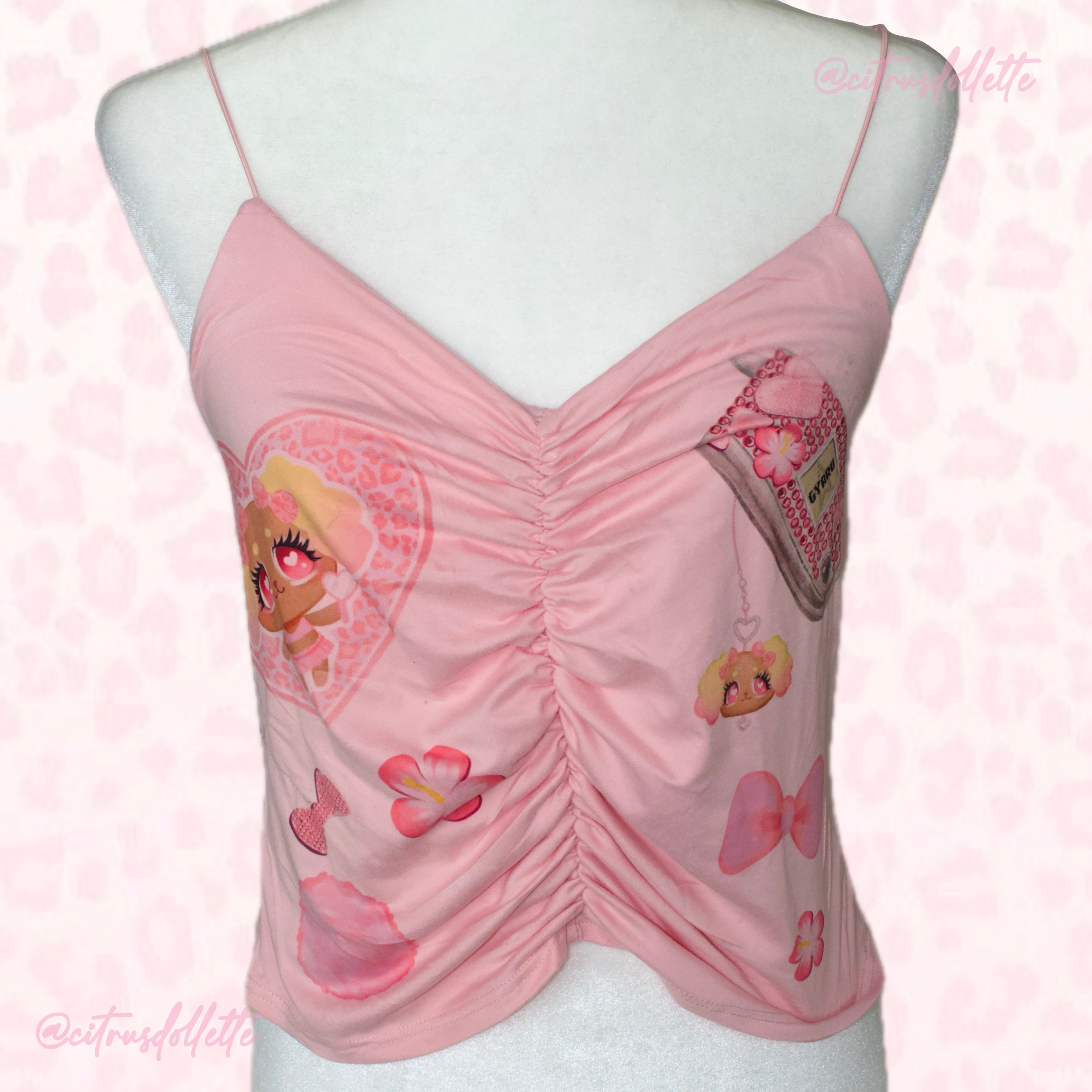 Gyaru Puppy Gal scrunch tank