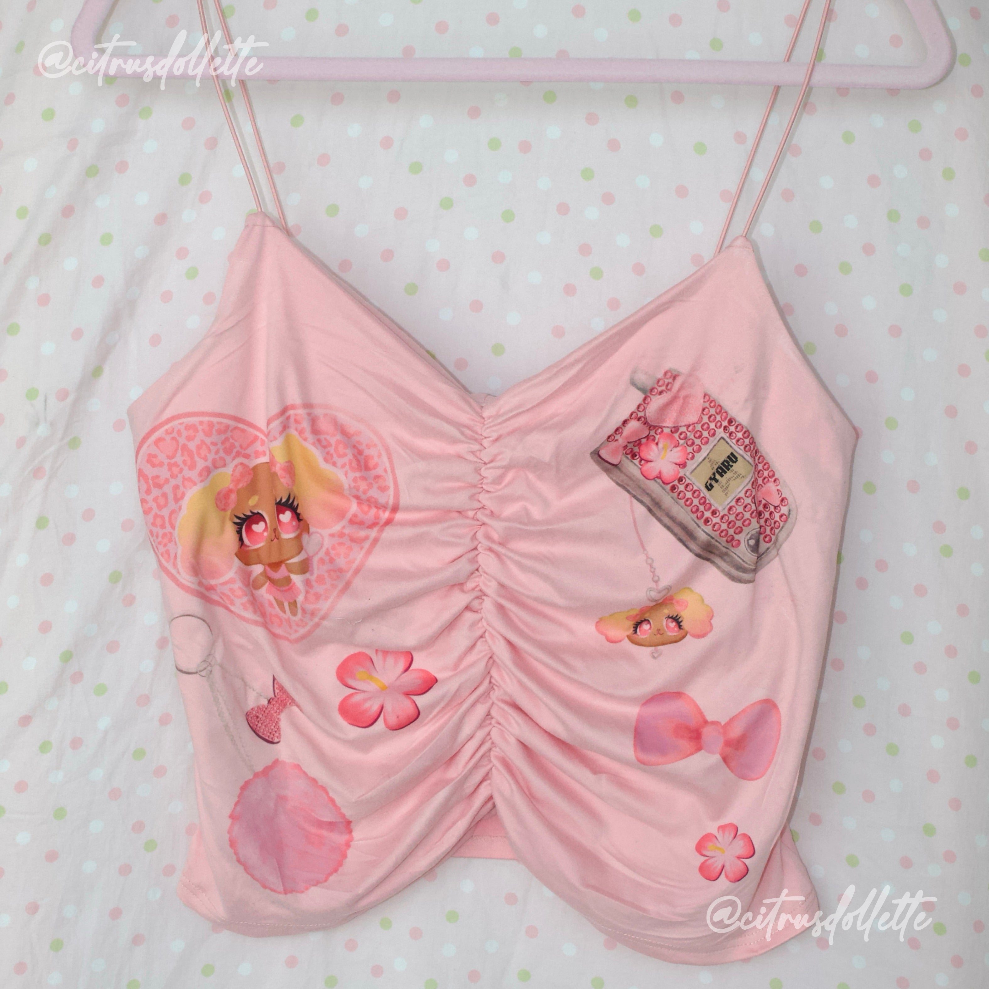 Gyaru Puppy Gal scrunch tank