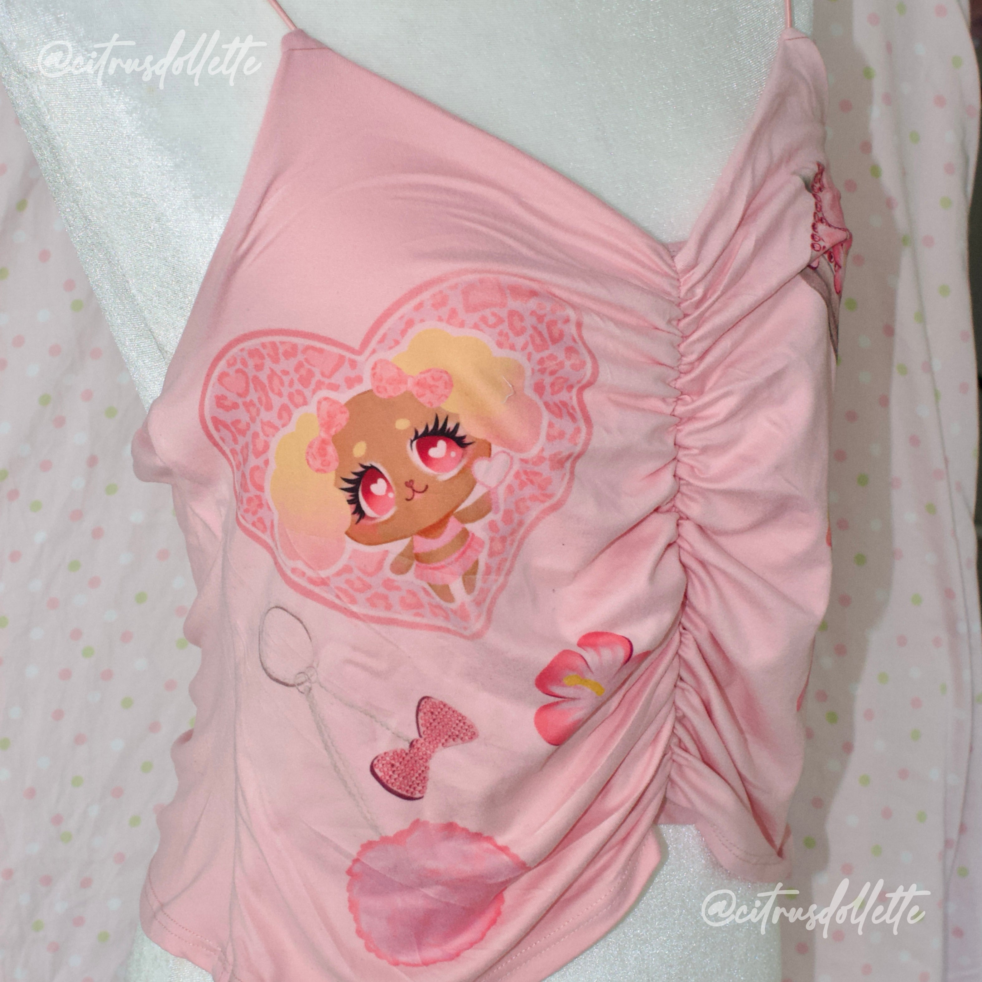 Gyaru Puppy Gal scrunch tank