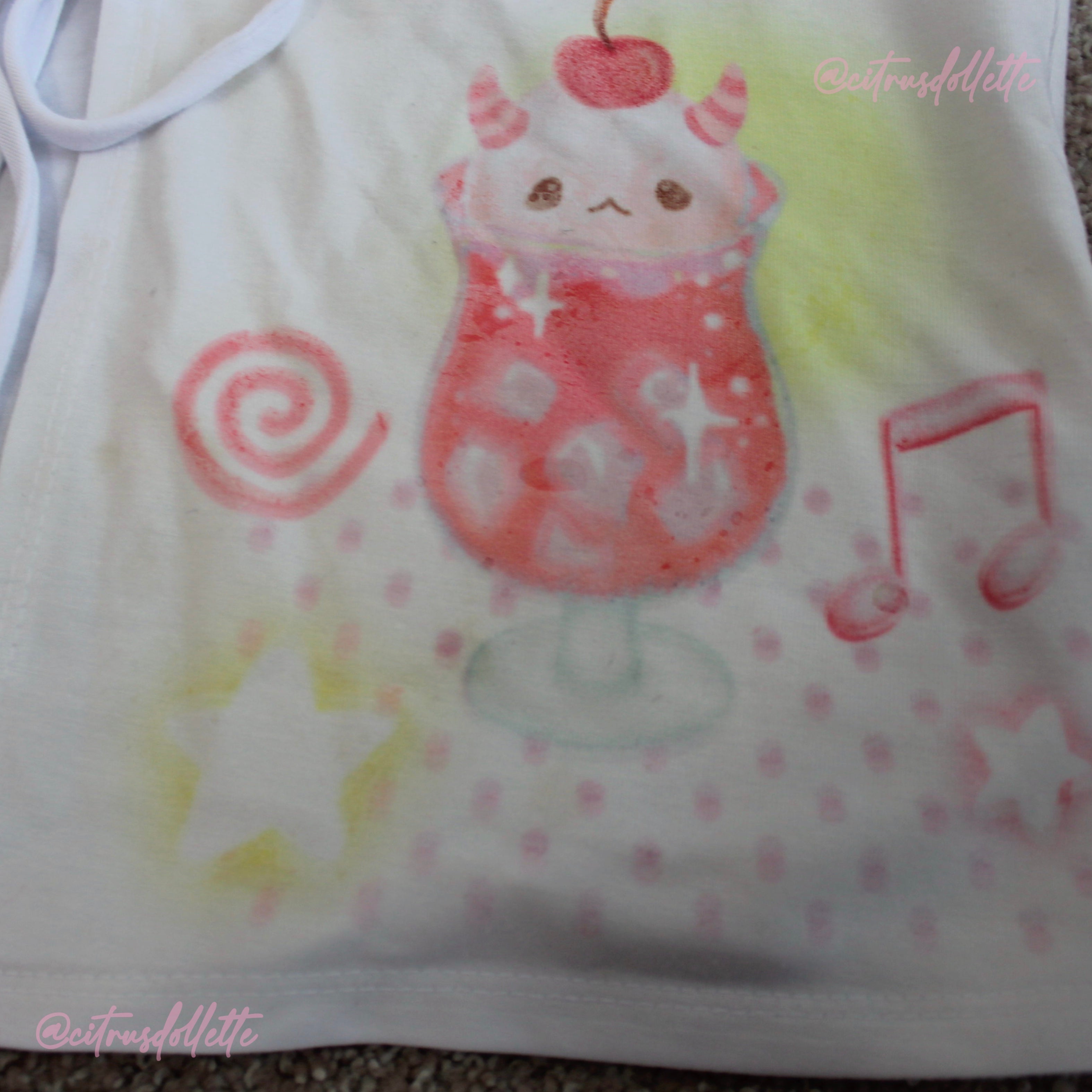 Pink Keke Cream Soda halter top