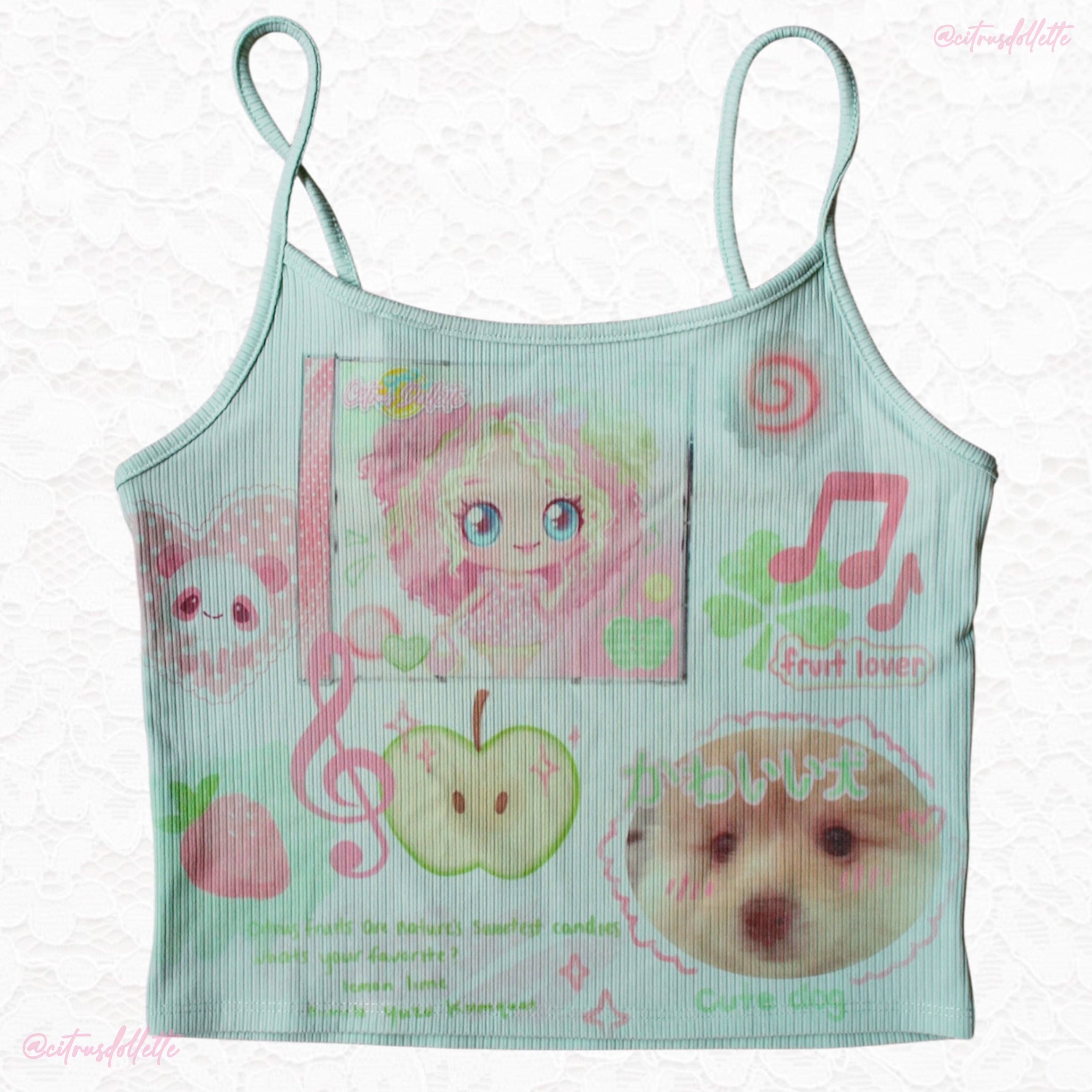 Dollette Musical green tank