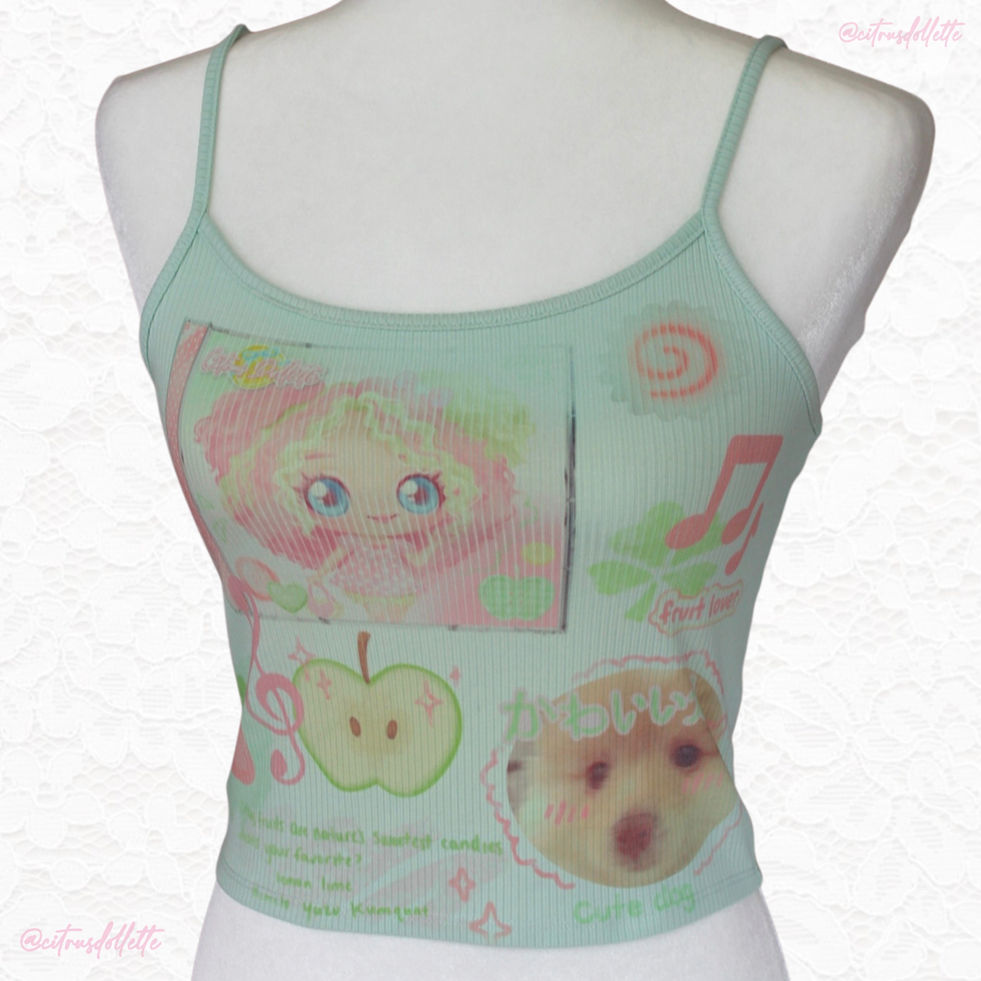 Dollette Musical green tank