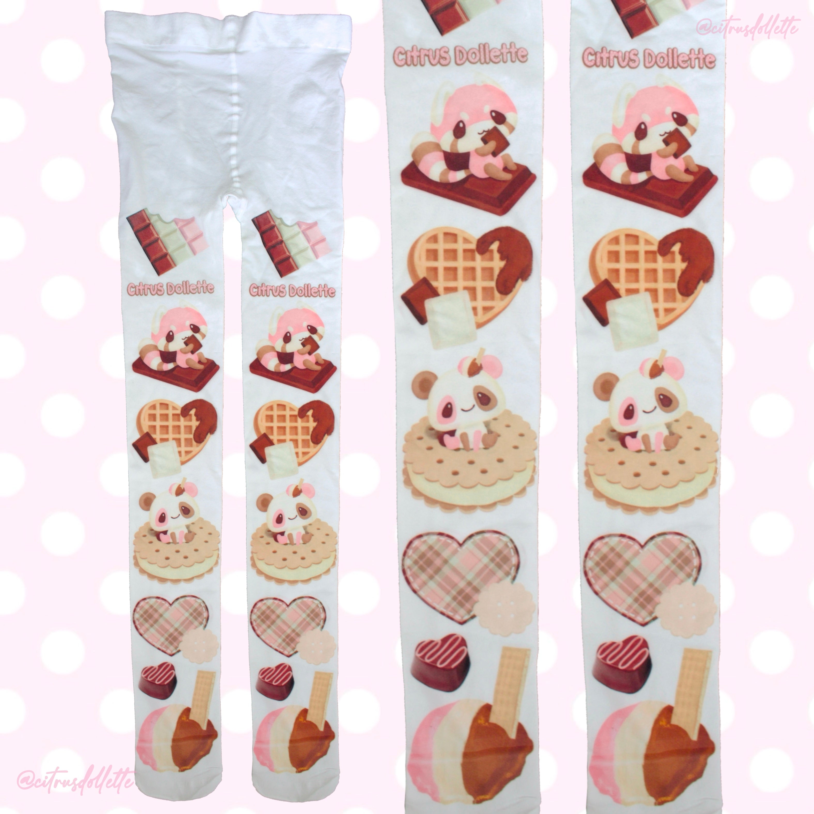 Neapolitan Biscuits Tights