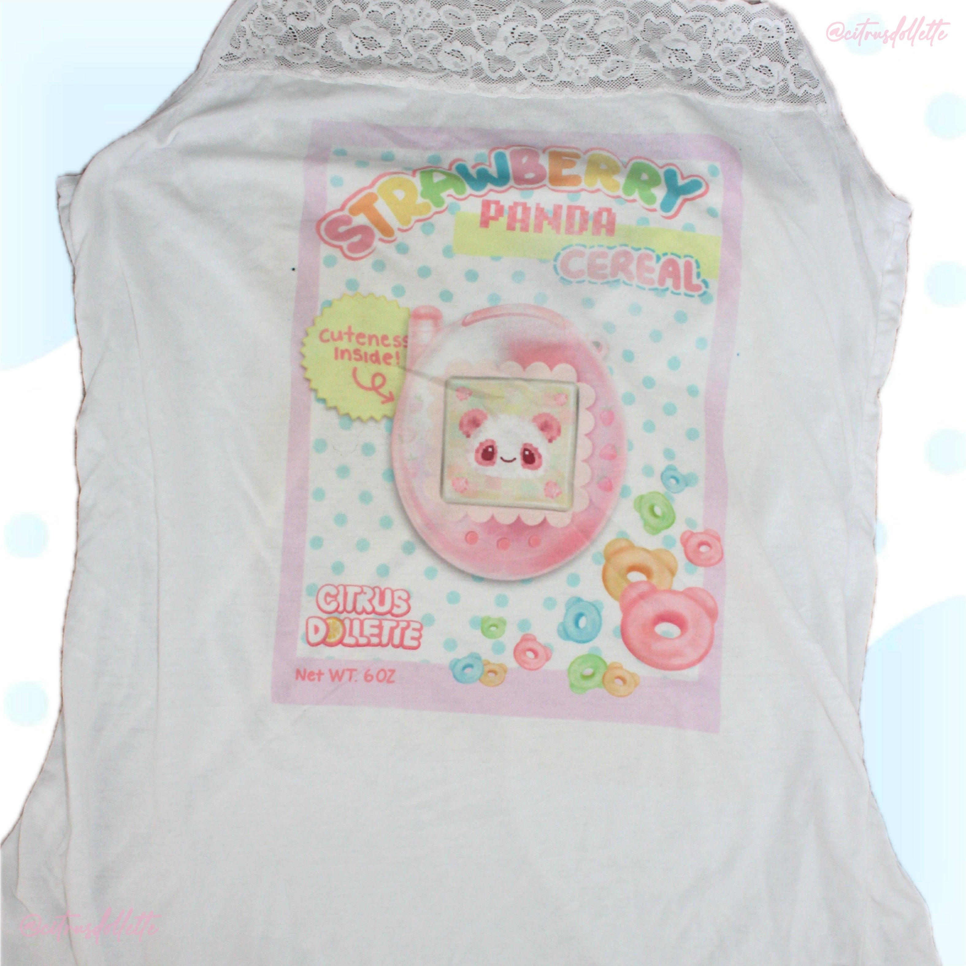Strawberry Panda Cereal cami