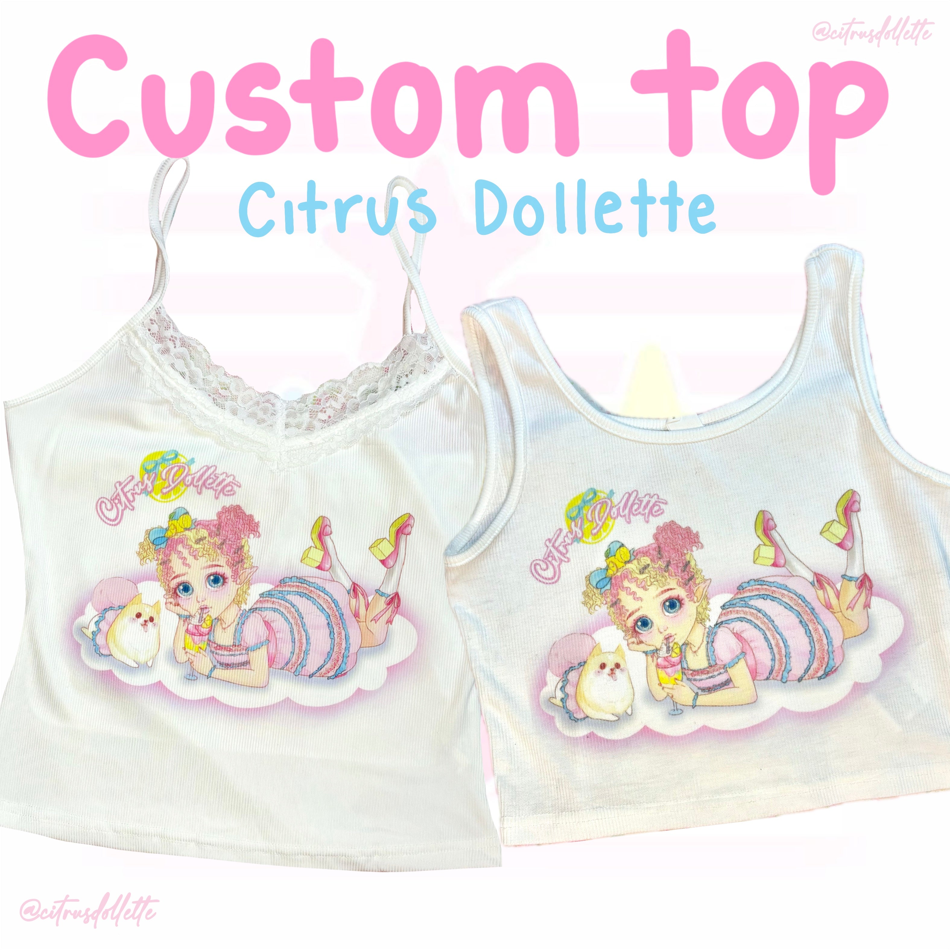 Custom Cloudy Doll Top