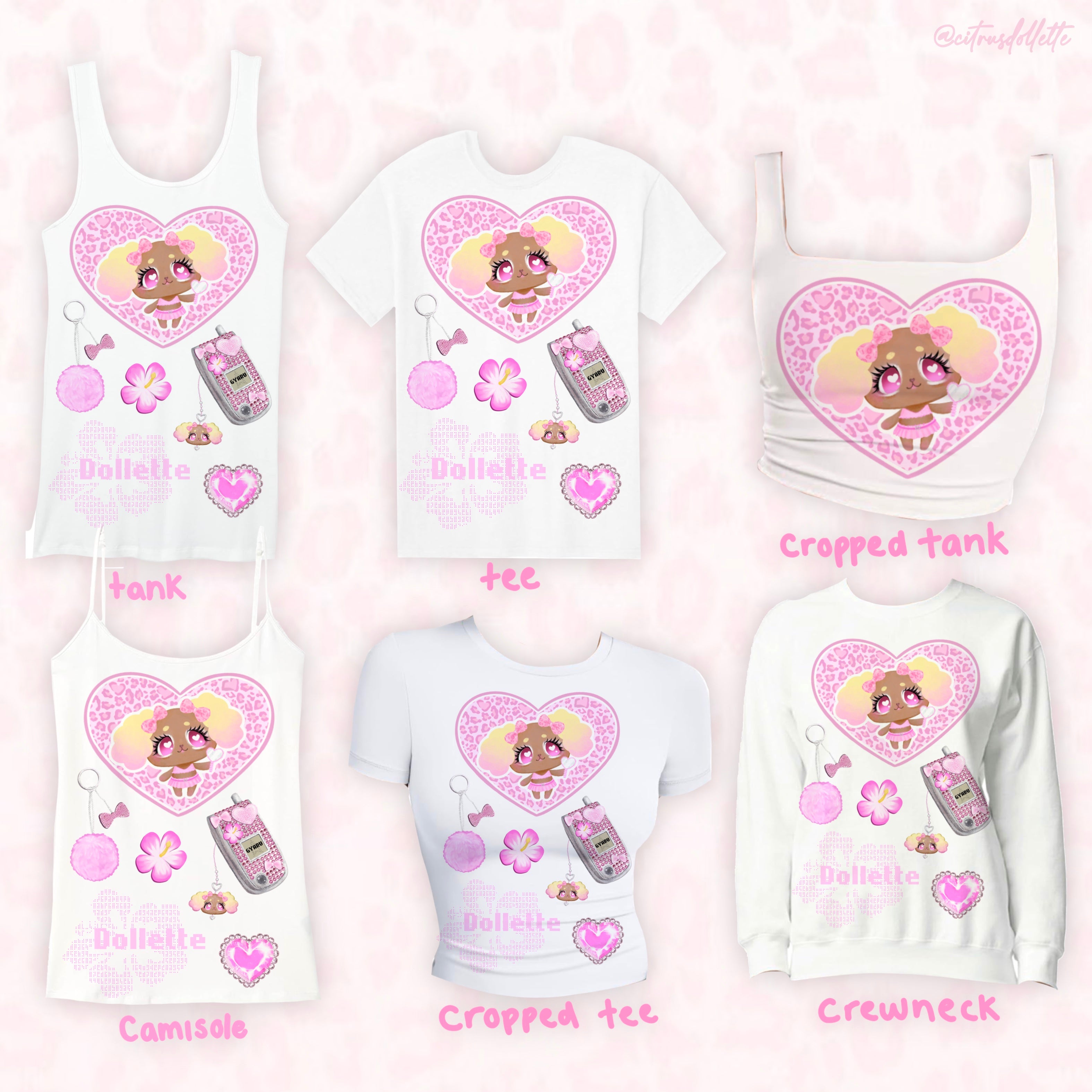 Custom Gyaru Puppy Gal Top
