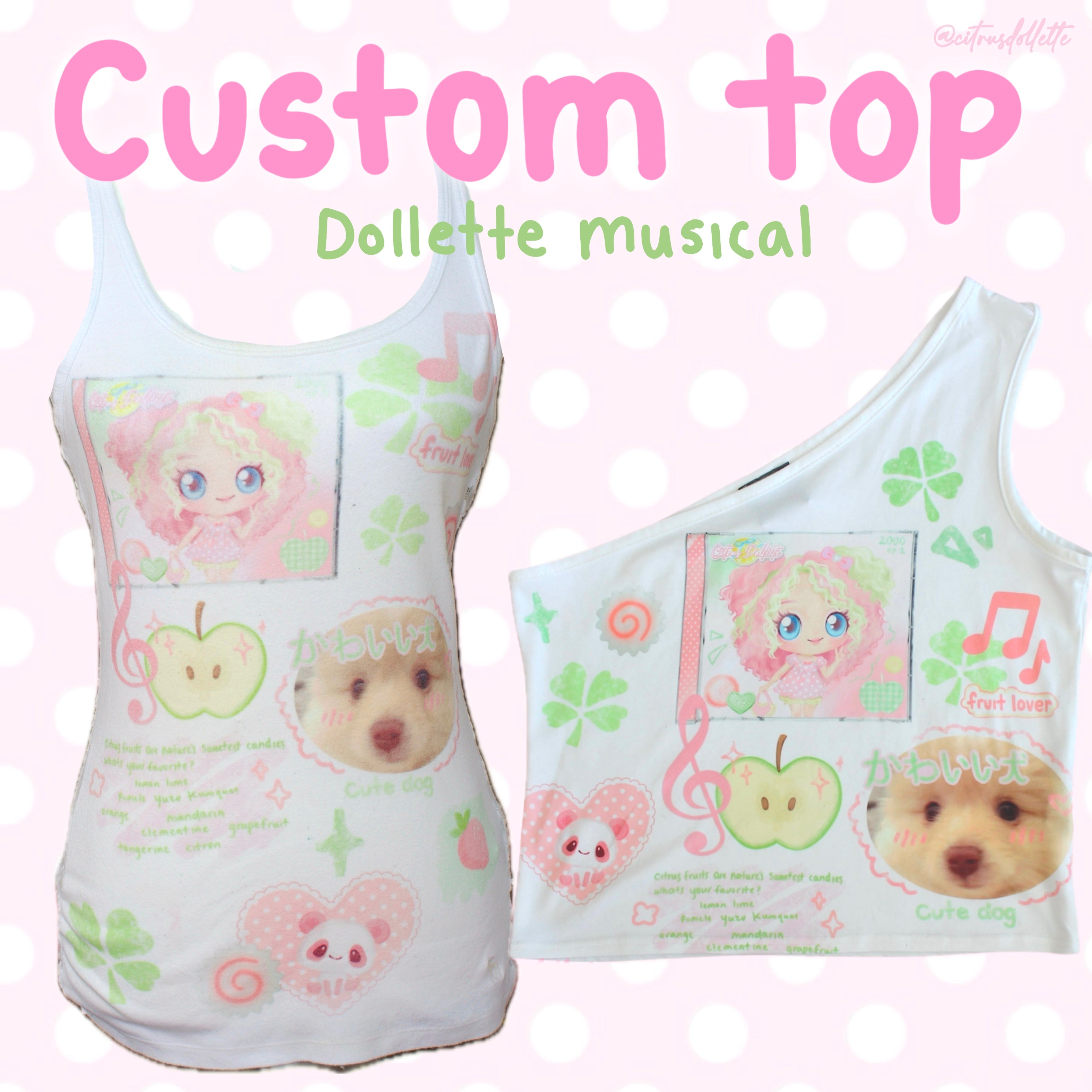 Custom Dollette Musical Top