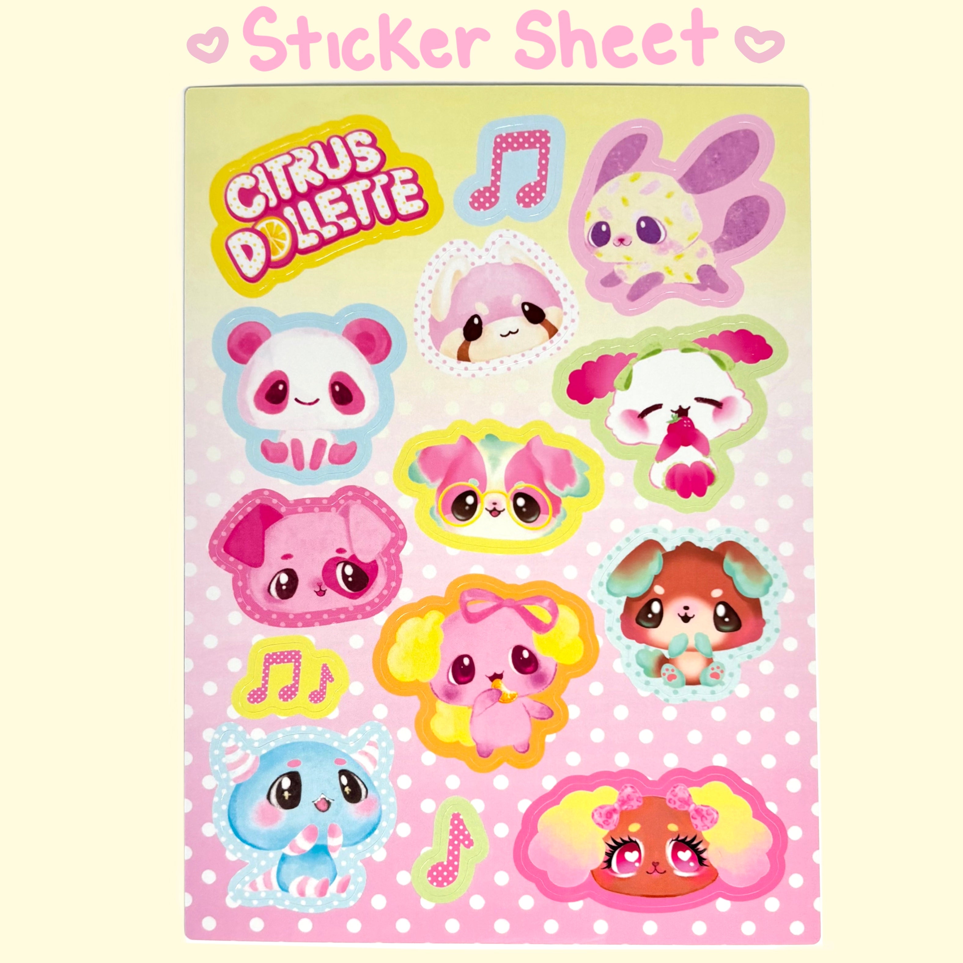 Citrus Dollette Sticker Sheet