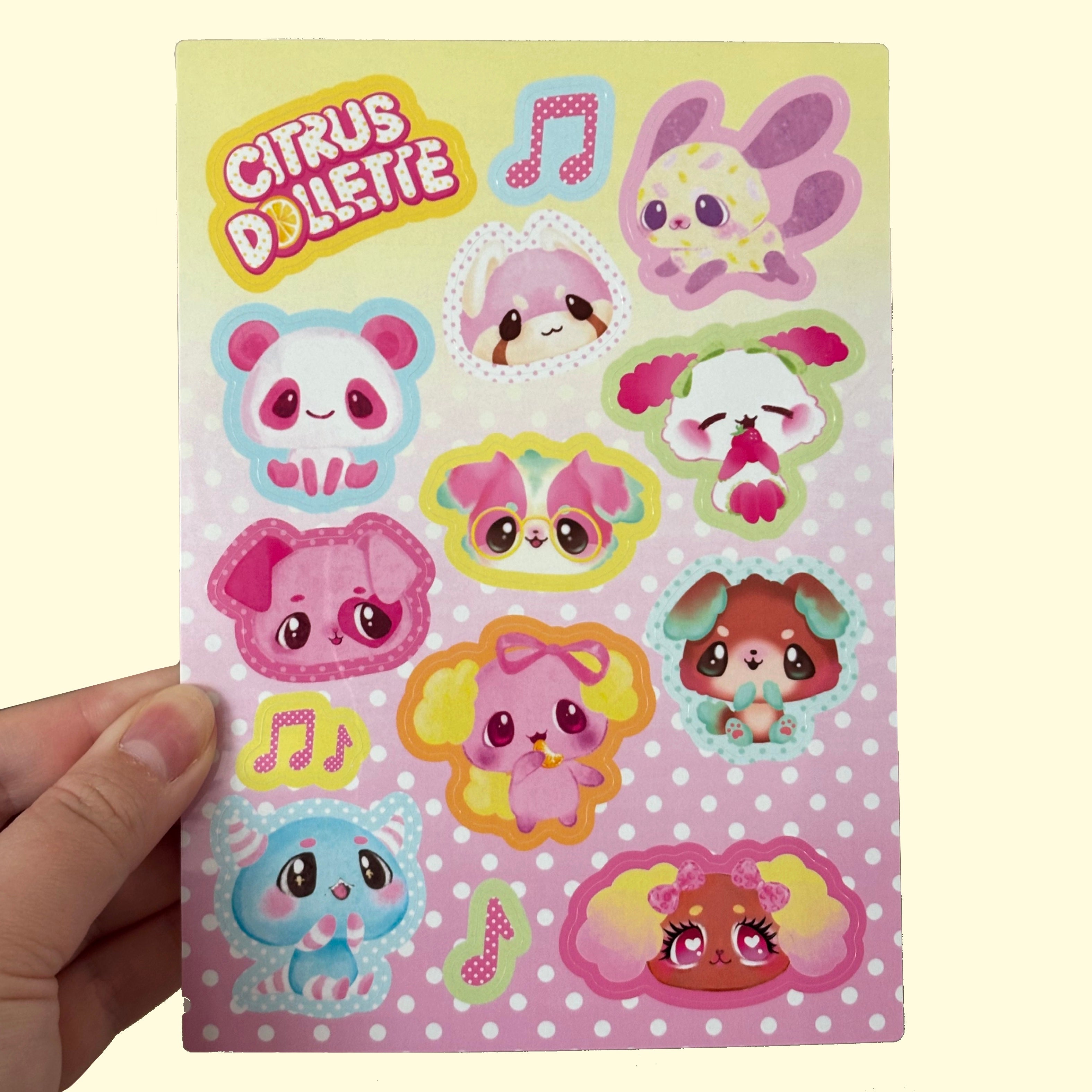 Citrus Dollette Sticker Sheet