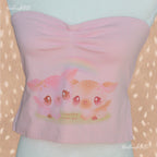 Fawning Over You pink tube top