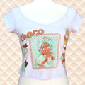 Choco Mint boat neck top