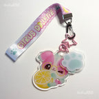 Yuzu Puppy Wrist Lanyard + Keychain