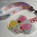 Yuzu Puppy Wrist Lanyard + Keychain