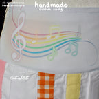 Rainbow Piano Skirt