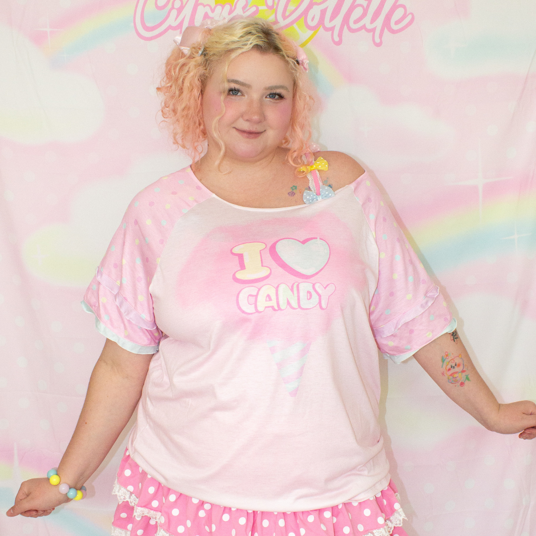 I <3 CANDY Ruffle Tee